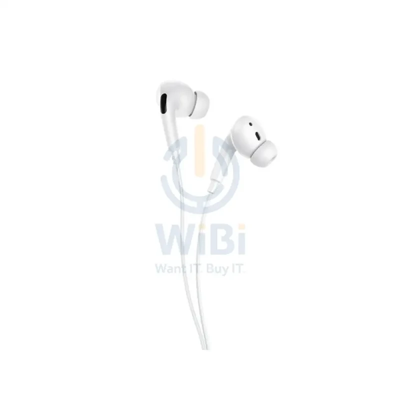 HOCO M1 Pro Wired Earphones - USB-C / 12 mm / White