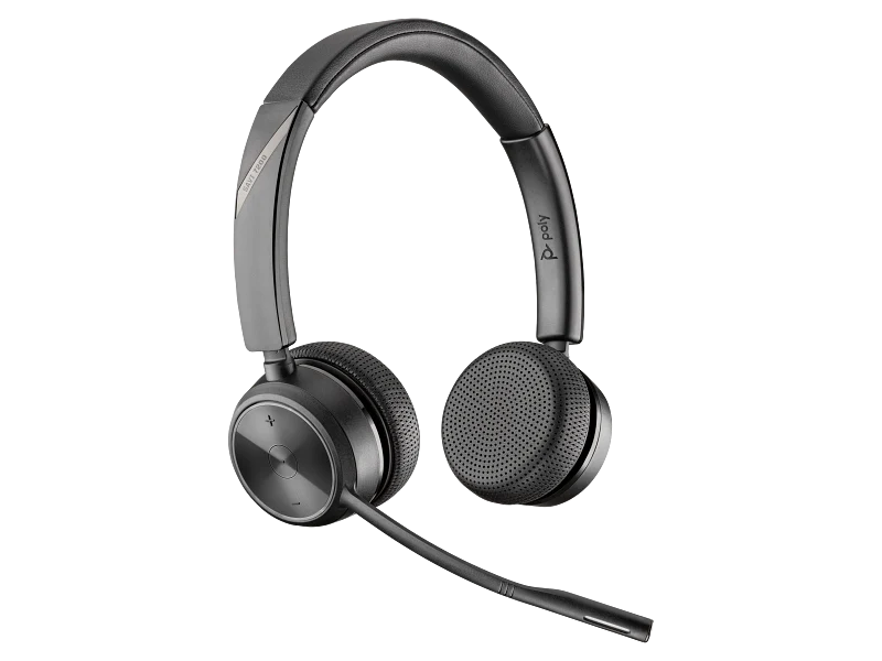 HP HP Poly Savi 7220 Office Binaural DECT 1880-1900 MHz Headset - On-ear / via RJ-11 / Black