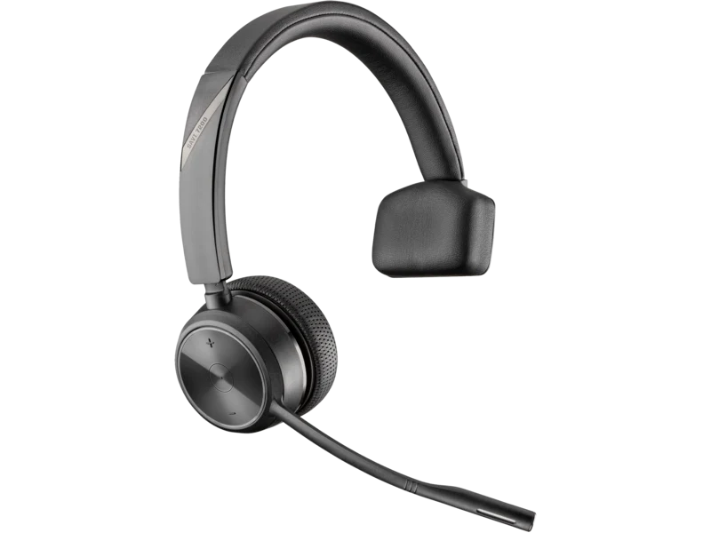 HP HP Poly Savi 7210 Office DECT 1880-1900 MHz Single Ear Headset - Monoaural / Black