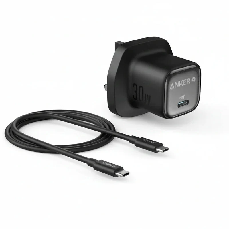 Anker Zolo Charger with Cable - 30W / USB-C / 0.9 Meter / Black