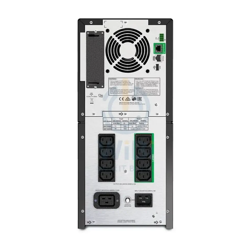 مزود طاقة غير منقطع إيه بي سي سمارت UPS ‏3000VA - 2700 واط / 3000VA / لاين إنتراكتف / تاور