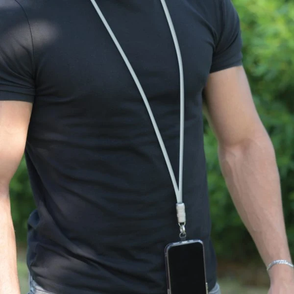 كابل حبل مطاطي ناعم إس آي إيه، USB-C، 60 واط، بطول 1.2 متر، أزرق فاتح