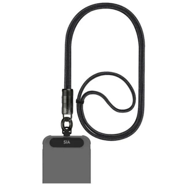 كابل سيا باور لينك مجدول بالقماش - USB-C / 60 واط / طول 1.2 متر / أسود