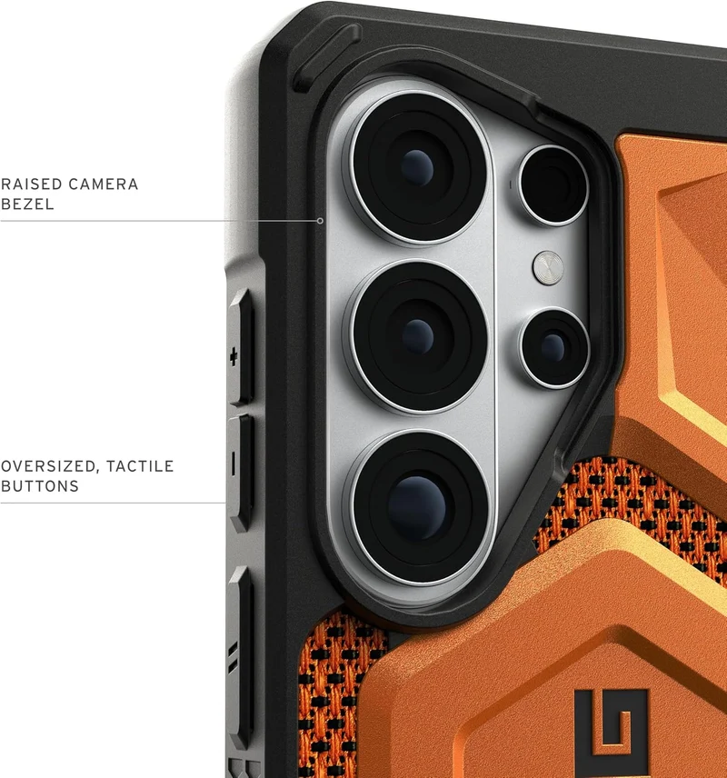 UAG Monarch Pro Kevlar w/Magnet Case For Samsung Galaxy S26 Ultra - Burnt Orange