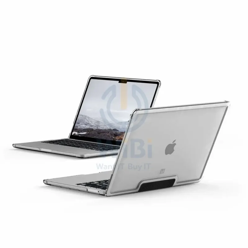 UAG Lucent Apple Macbook Air 13 2022 Case - ICE / BLACK