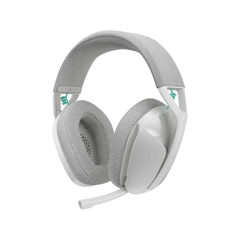 سماعة رأس ألعاب لاسلكية لوجيتك G321 لايت سبيد - بلوتوث 5.2 / من USB-C إلى USB-A / أبيض
