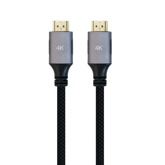 Lzel Celeris Power Stream Fabric Braided HDMI To HDMI Cable - 2 Meter / Black