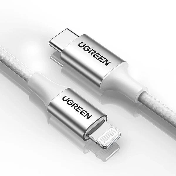 UGREEN USB-C to Lightning Cable - 1 Meter / Silver