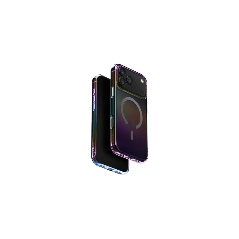 Uniq Hybrid Iridescia MagSafe Case for Apple iPhone 17 Pro Max - Midnight Quartz