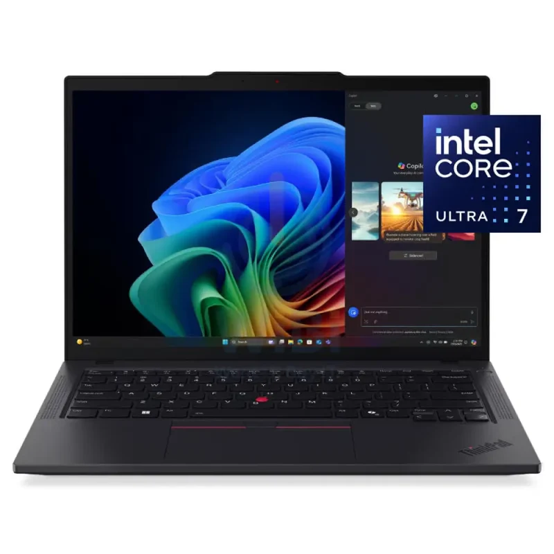 Lenovo ThinkPad T14 Gen 6 AI PC - 14.0" WUXGA / Ultra 7 255U / 16GB / 512GB (NVMe M.2 SSD) / AI Boost Up to 12 TOPS / WWAN / Win 11 Pro / Arabic/English / 3YW / Black - Laptop