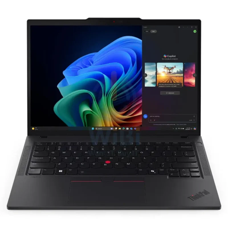 Lenovo ThinkPad T14 Gen 6 AI PC - 14.0" WUXGA / Ultra 7 255U / 16GB / 512GB (NVMe M.2 SSD) / AI Boost Up to 12 TOPS / WWAN / Win 11 Pro / Arabic/English / 3YW / Black - Laptop