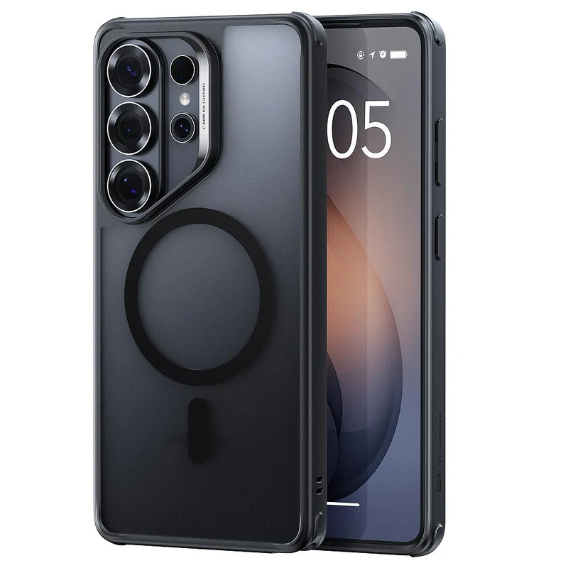 حافظة إي إس آر كلاسيك هايبرد لسامسونج جالاكسي S26 ألترا، باللون الأسود المطفي