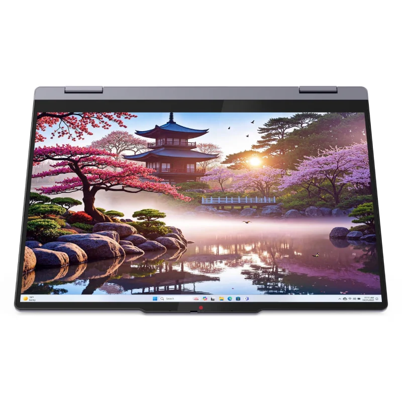 Lenovo IdeaPad 5 2-in-1 Gen 10 Copilot+ PC - 14" WUXGA OLED Touch / AMD Ryzen AI 7 350 / 24GB / 1TB (NVMe M.2 SSD) / Win 11 Home / 1YW / Arabic/English / Luna Grey / Lenovo E310 Earbuds (White) - Laptop