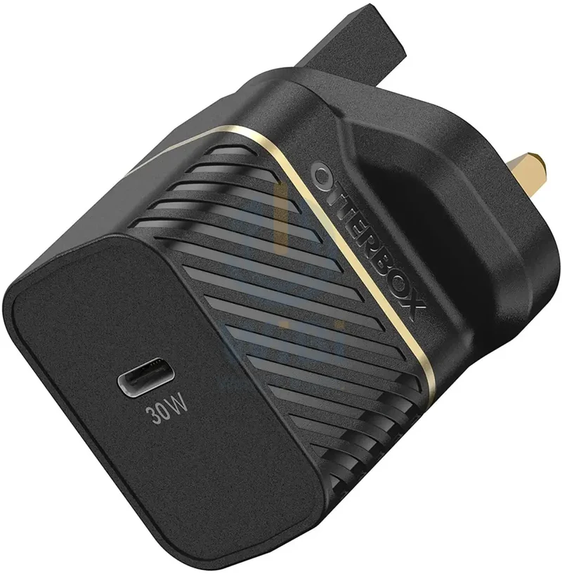 شاحن حائط أوتر بوكس GaN، 30 واط، USB-C، أسود