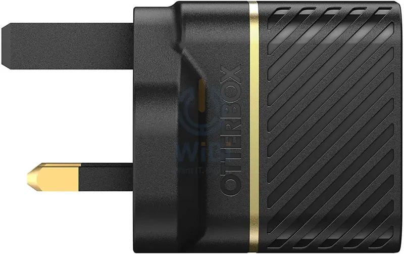 شاحن حائط أوتر بوكس GaN، 30 واط، USB-C، أسود