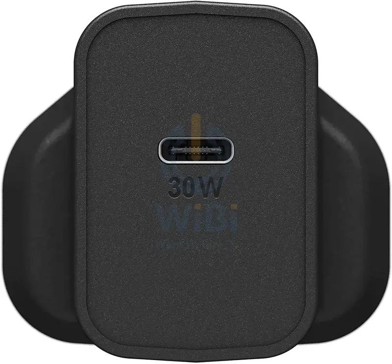 شاحن حائط أوتر بوكس GaN، 30 واط، USB-C، أسود