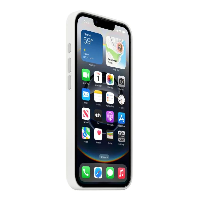 Apple iPhone 16e Silicone Case - White