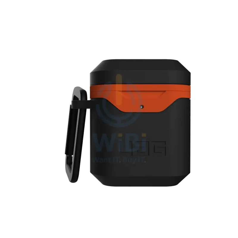 UAG Apple Airpods Gen 1& 2 Hard Case V2 - Black/Orange