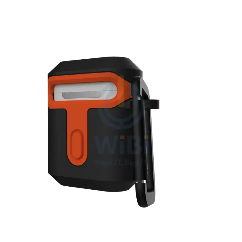 UAG Apple Airpods Gen 1& 2 Hard Case V2 - Black/Orange
