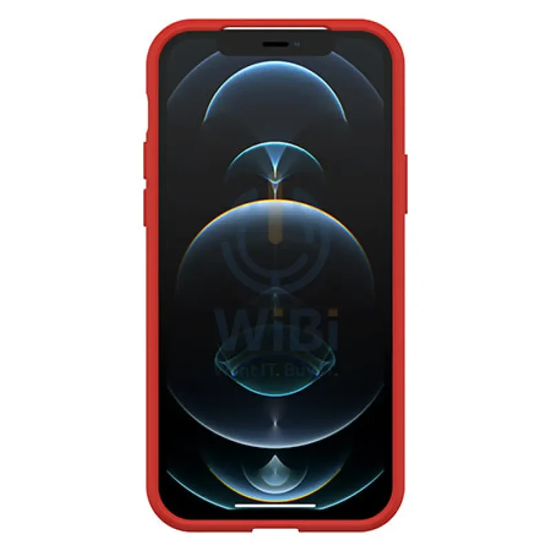 OtterBox iPhone 12 Pro Max React Case - Power Red - Clear/Red