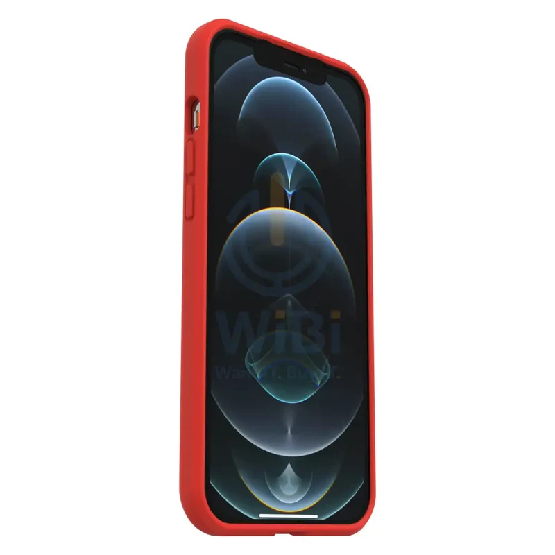 OtterBox iPhone 12 Pro Max React Case - Power Red - Clear/Red