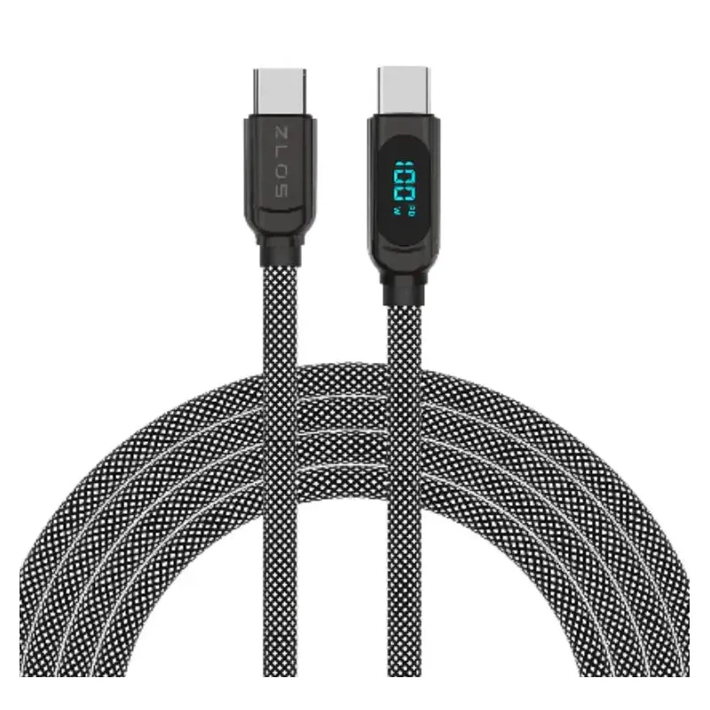 كابل ZLOS باور سينك بشاشة عرض - USB-C / أسود
