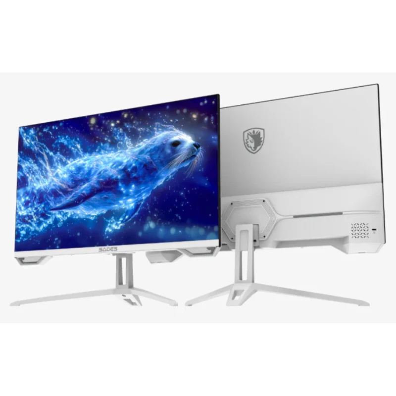 شاشة ألعاب سادس SL-Sealion برو SA-F04F24B، مقاس 24 بوصة FHD، تردد تحديث 144 هرتز، زمن استجابة 1 مللي ثانية، HDMI 2.1، ديسبلاي بورت 1.4، باللون الأبيض