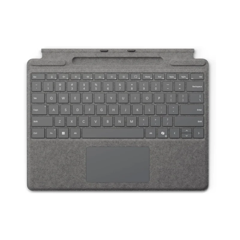 Microsoft Surface Pro Keyboard with Slim Pen 2 & Copilot / Arabic/English / Platinum - for Microsoft Surface Pro