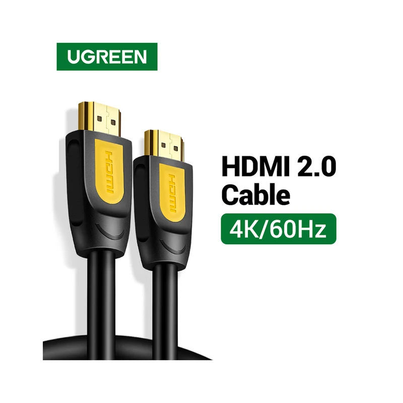 كابل HDMI يو جرين بدقة 4K من ذكر إلى ذكر - طول 3 أمتار / أسود