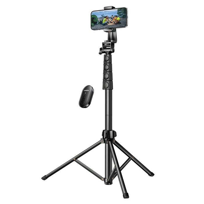 Ugreen 70-inch Aluminum Selfie Stick Tripod with Bluetooth Remote