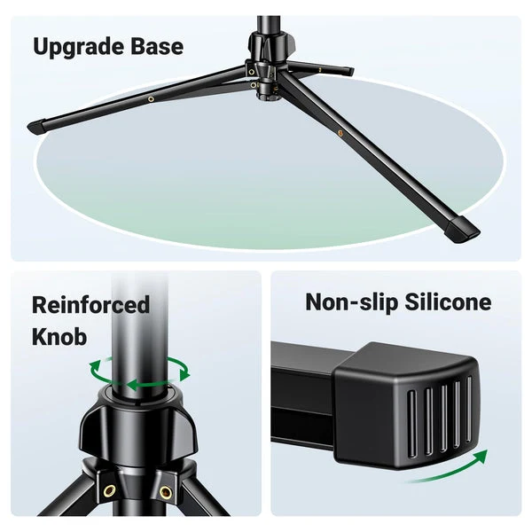 Ugreen 70-inch Aluminum Selfie Stick Tripod with Bluetooth Remote