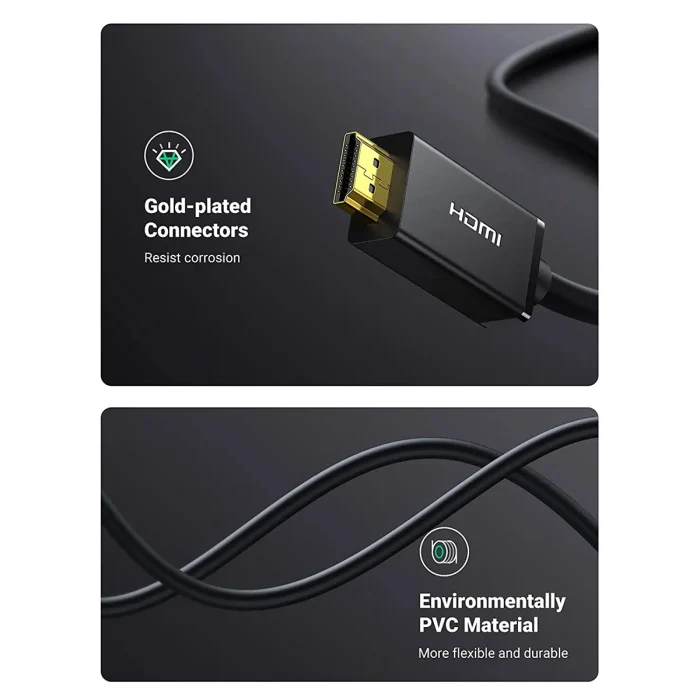 UGREEN DisplayPort to HDMI 4K Cable - 3 Meter / Black