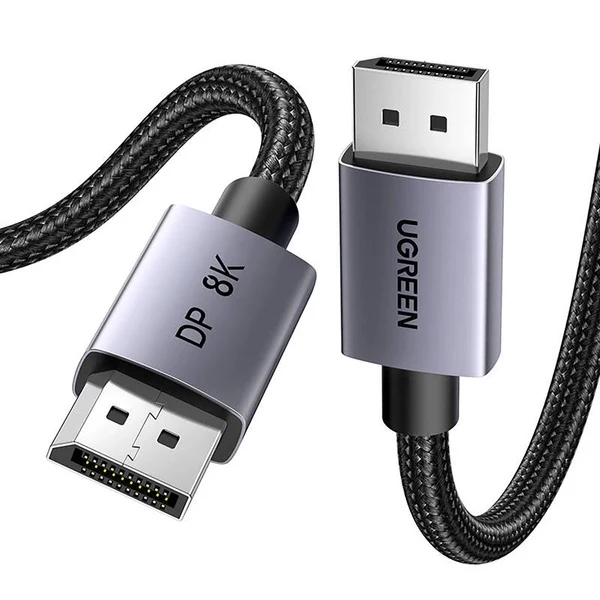 كابل DisplayPort يو جرين بدقة 8K - طول 3 أمتار / أسود