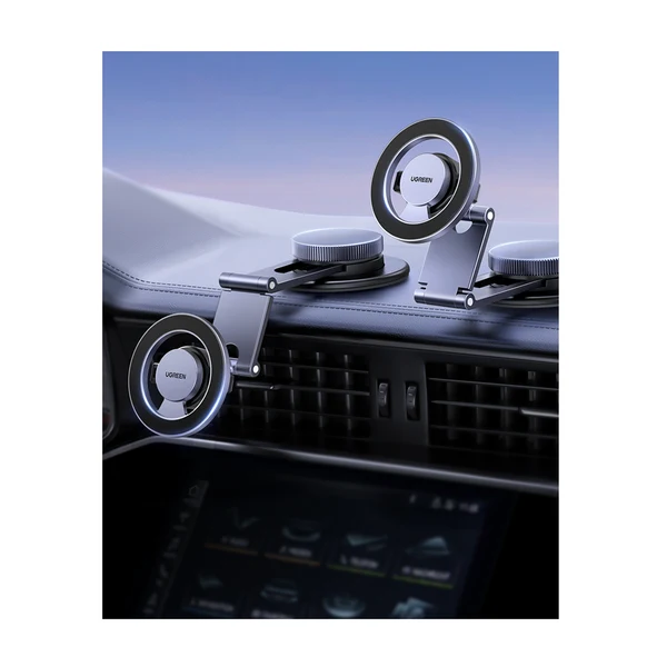 UGREEN Dashboard Magnetic Car Phone Mount - Grey