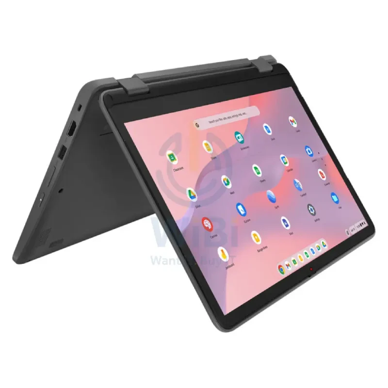 Lenovo 500e Yoga Chromebook Gen 4 - 12.2" WUXGA Multi-Touch / Intel N100 / 8GB / 64GB eMMC 5.1 / Chrome OS / 1YW / English - Laptop