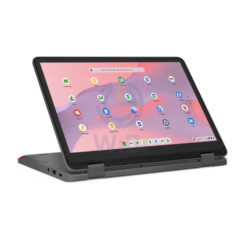 Lenovo 500e Yoga Chromebook Gen 4 - 12.2" WUXGA Multi-Touch / Intel N100 / 8GB / 64GB eMMC 5.1 / Chrome OS / 1YW / English - Laptop