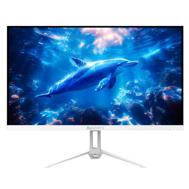 شاشة ألعاب ساديس RT-Dolphin - حجم 27 بوصة FHD / 1 مللي ثانية / 240 هرتز / HDMI 2.1 / DisplayPort 1.4 / أبيض