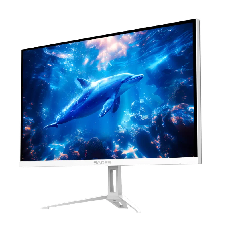 شاشة ألعاب ساديس RT-Dolphin - حجم 27 بوصة FHD / 1 مللي ثانية / 240 هرتز / HDMI 2.1 / DisplayPort 1.4 / أبيض