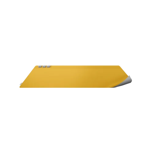 Uniq Hagen Reversible Smart Organization Desk Mat - Canary Yellow / Chalk Grey
