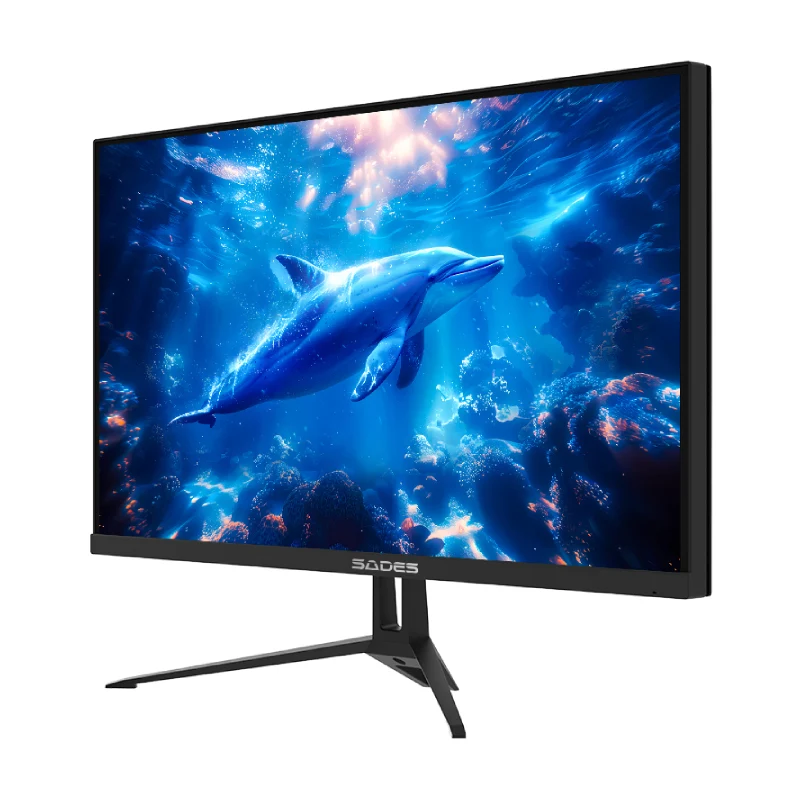 شاشة ألعاب سادس RT-Dolphin، مقاس 27 بوصة، FHD، تردد تحديث 240 هرتز، زمن استجابة 1 مللي ثانية، HDMI 2.1، ديسبلاي بورت 1.4، باللون الأسود