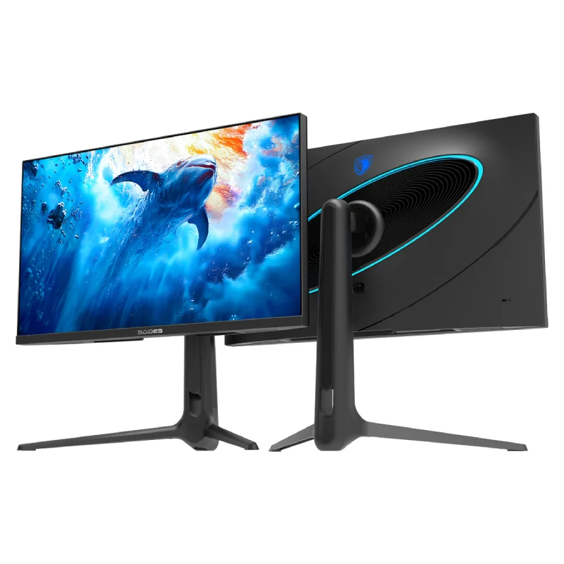 شاشة ألعاب ساديس RS-Dolphin - حجم 27 بوصة UHD / 0.5 مللي ثانية / HDMI 2.1 / DisplayPort 1.4 / USB-A / USB-C / أسود