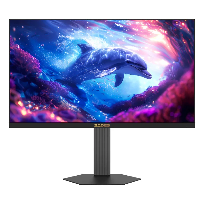 شاشة ألعاب ساديس BN-Dolphin ميني - حجم 24.5 بوصة 2K QHD / زمن استجابة 0.5 مللي ثانية / 320 هرتز / HDMI 2.1 / DisplayPort 1.4 / أسود