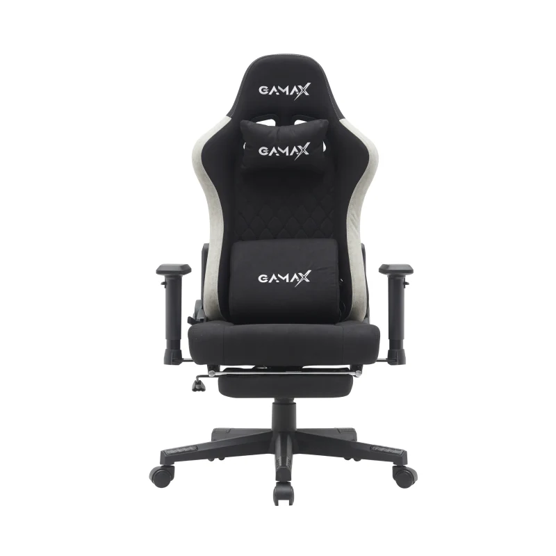 Gamax BS-7970 Gaming Chair with Foot Rest - Black