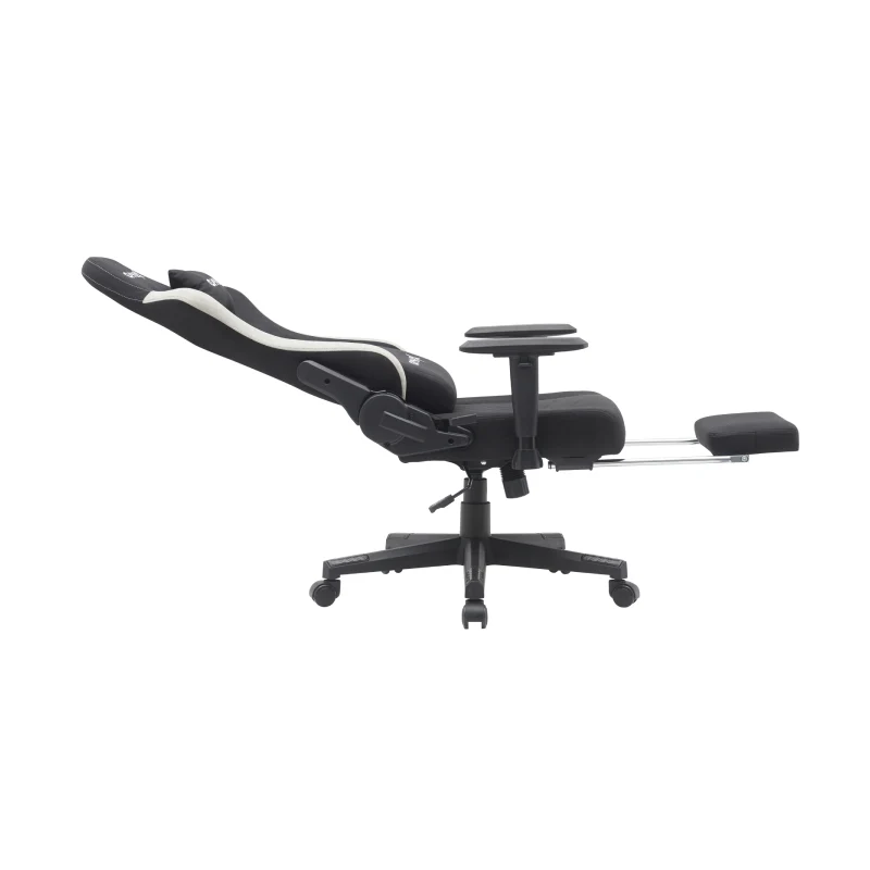 Gamax BS-7970 Gaming Chair with Foot Rest - Black