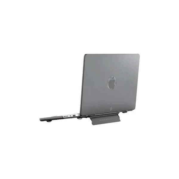 Smartix Premium Matte Transparent Laptop Shell For Macbook Pro 16 -Inch - Black