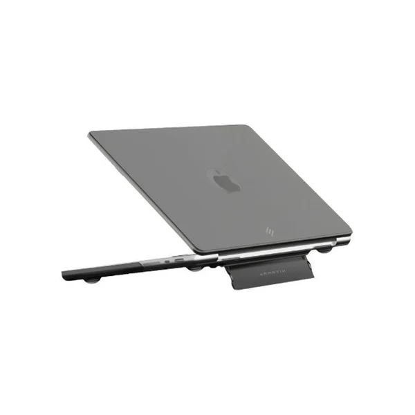 Smartix Premium Matte Transparent Laptop Shell For Macbook Pro 16 -Inch - Black