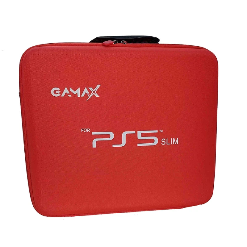 Gamax Storage Bag For Playstation 5 Slim - Red