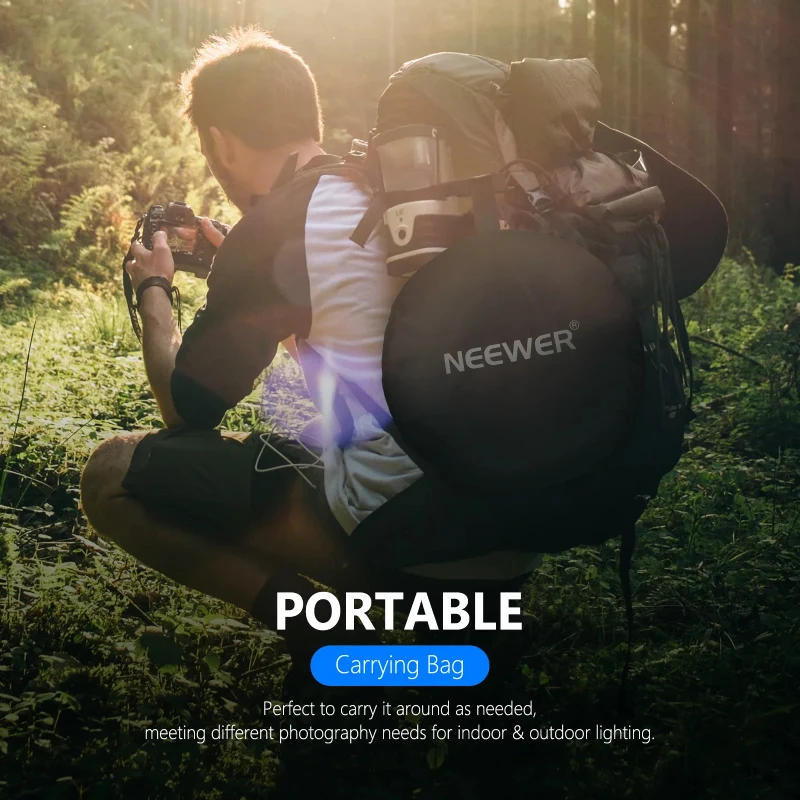 NEEWER 5-in-1 Collapsible Light Reflector - 110cm