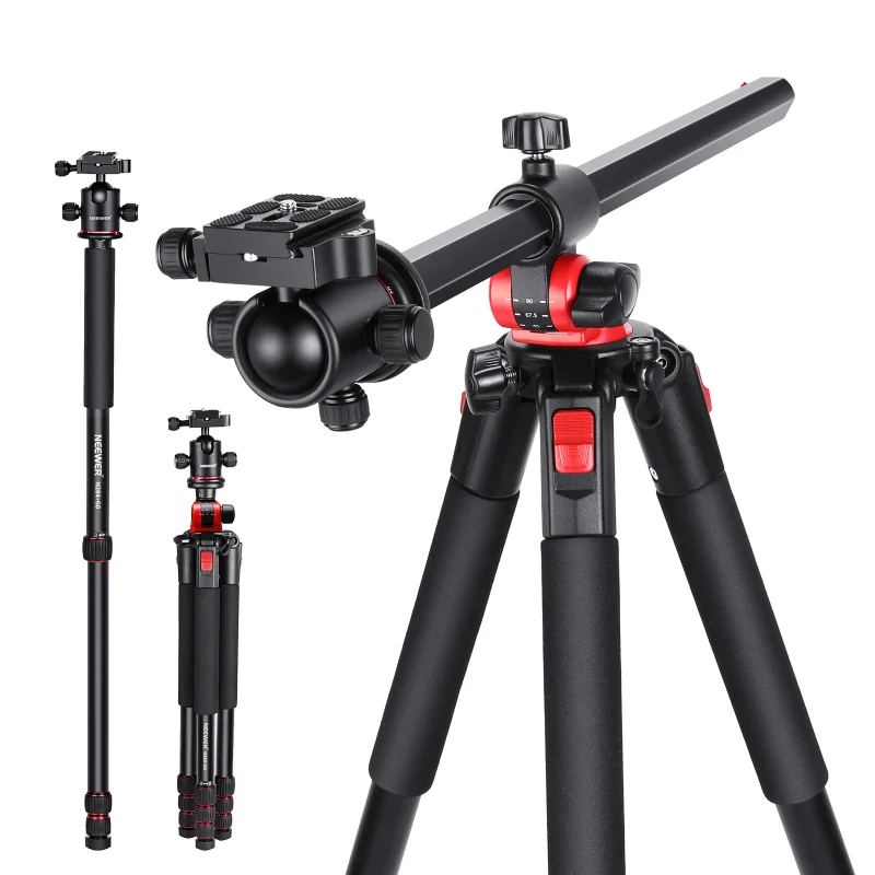 ترايبود كاميرا أحادي نيوير N284L+G0، أسود