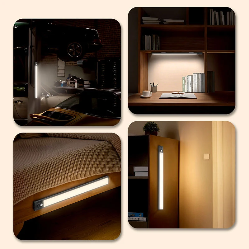 LDNIO Y5 Smart Magnetic Cabinet Sensor Light - 1500mAh / 3W / USB-C / Light Grey
